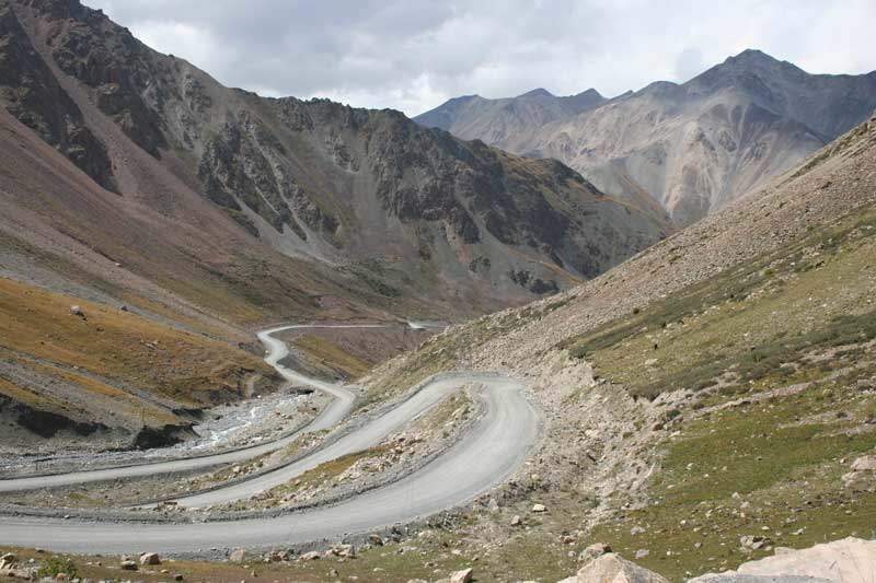 Bergpiste zum Baarskoon-Pass