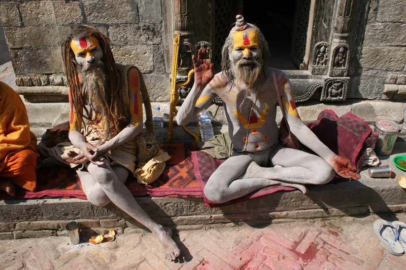 Yogis in Pashupatinath