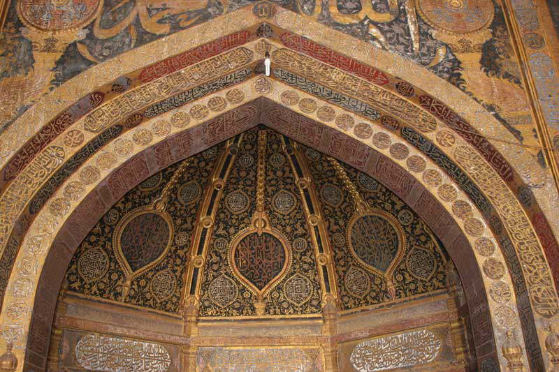 Bijapur - Gebetsnische in Jami Masjid 