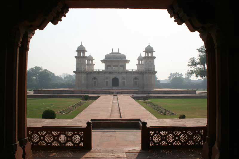 Blick auf Itmad-ud-Daulah-Mausoleum