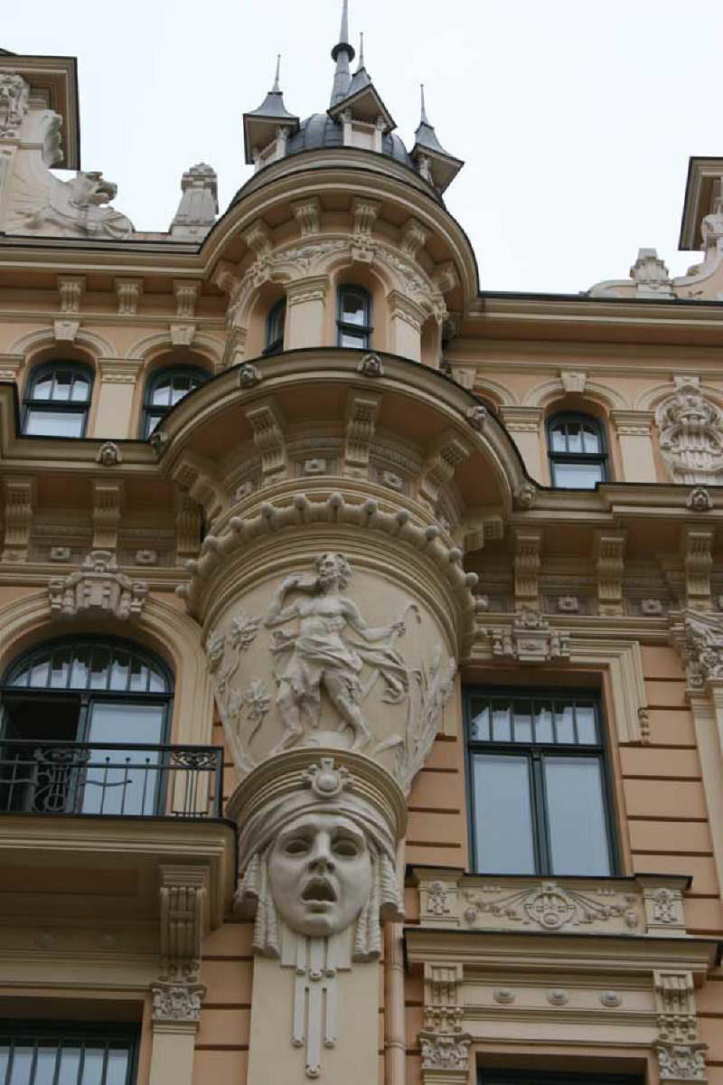 Riga - Jugendstilfassade