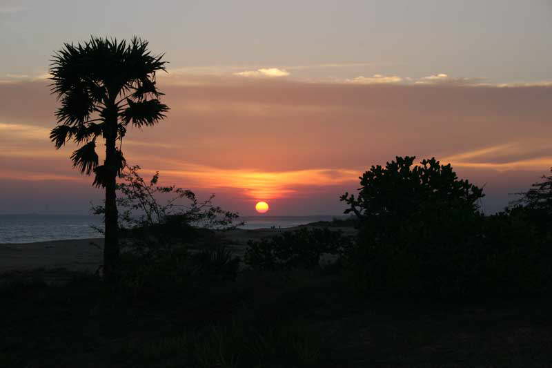 Abendstimmung in Cape Comorin