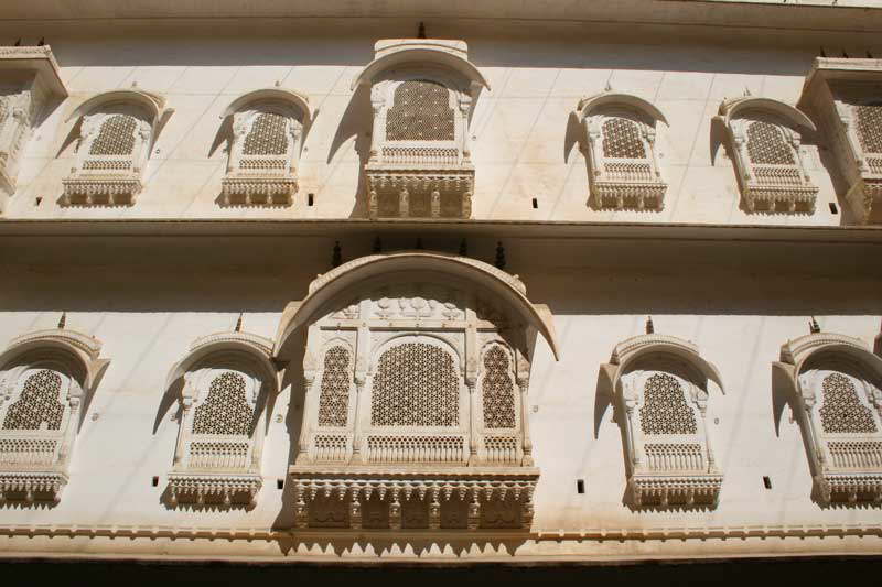 Bikaner - Palastfenster