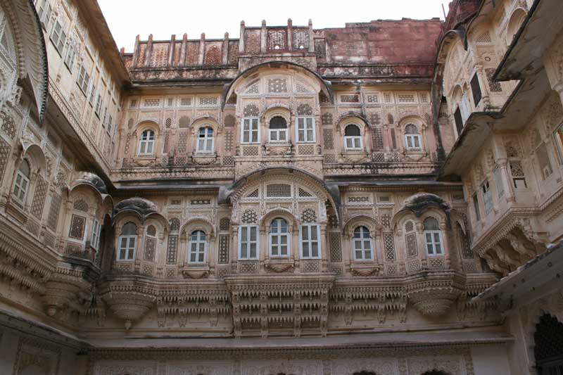 Jodhpur - Innenhof im Fort